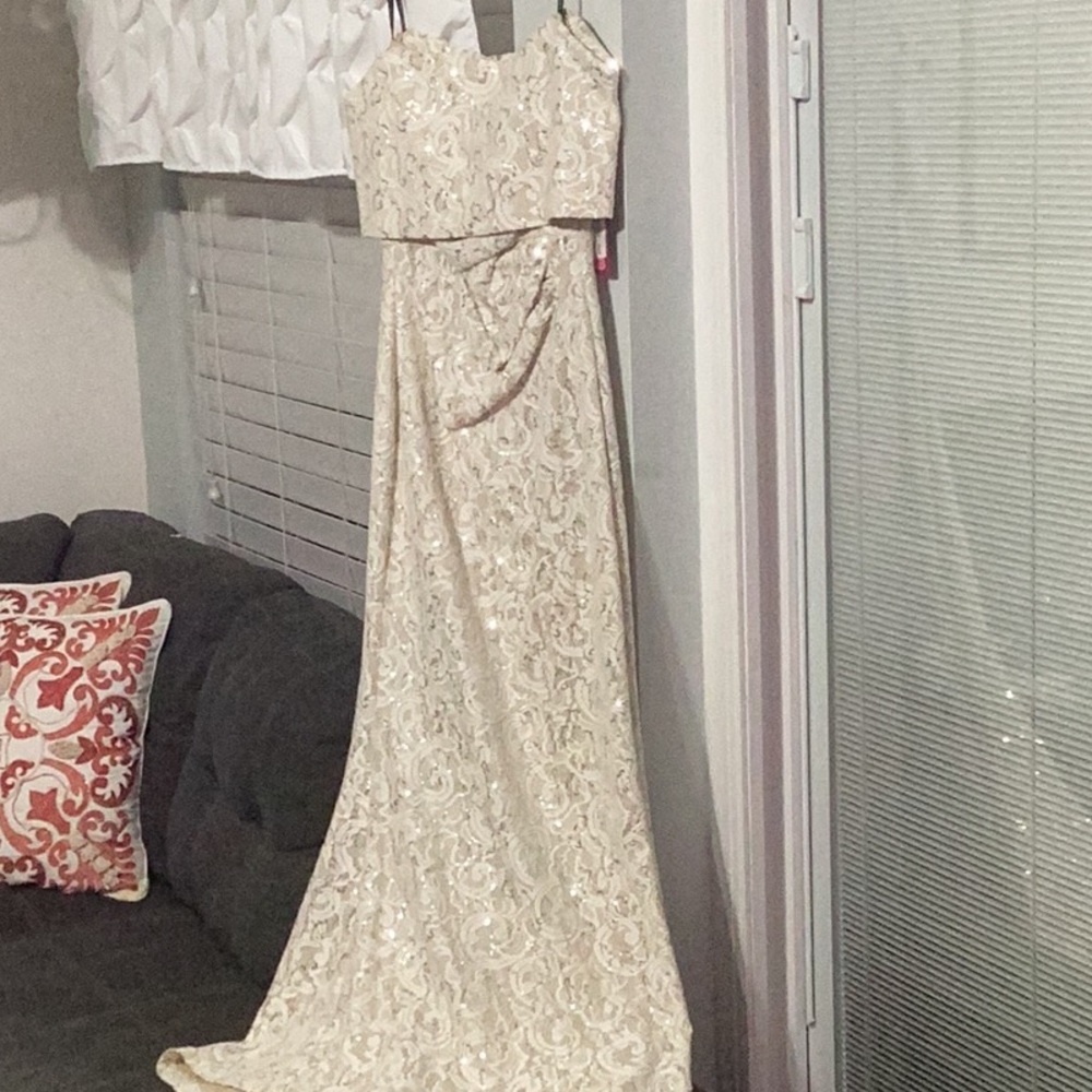 Elegant Sequin Evening Gown - Picture 4 of 4